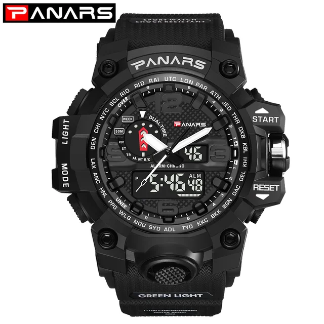 PANARS Men Sport G Watch Waterproof Digital LED S Male Shock Military Electronic PANARS Men Sport G Watch Waterproof Digital LED S Male Shock Military Electronic