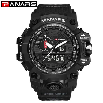 

PANARS Men Sports Watch G Waterproof Digital LED S Male Shock Military Electronic Army Wristwatch relogio masculino montre homme