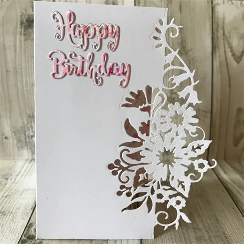 

YaMinSanNiO Dies Flower Lace Corner Metal Cutting Dies Stencil Scrapbooking Photo Album Card Paper Embossing Craft DIY