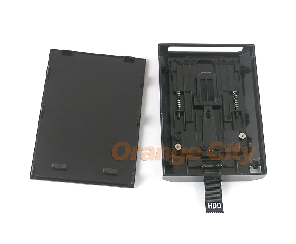 Черный чехол для жесткого диска 2 шт./лот нового Microsoft Xbox 360 Slim E|Запасные части| |
