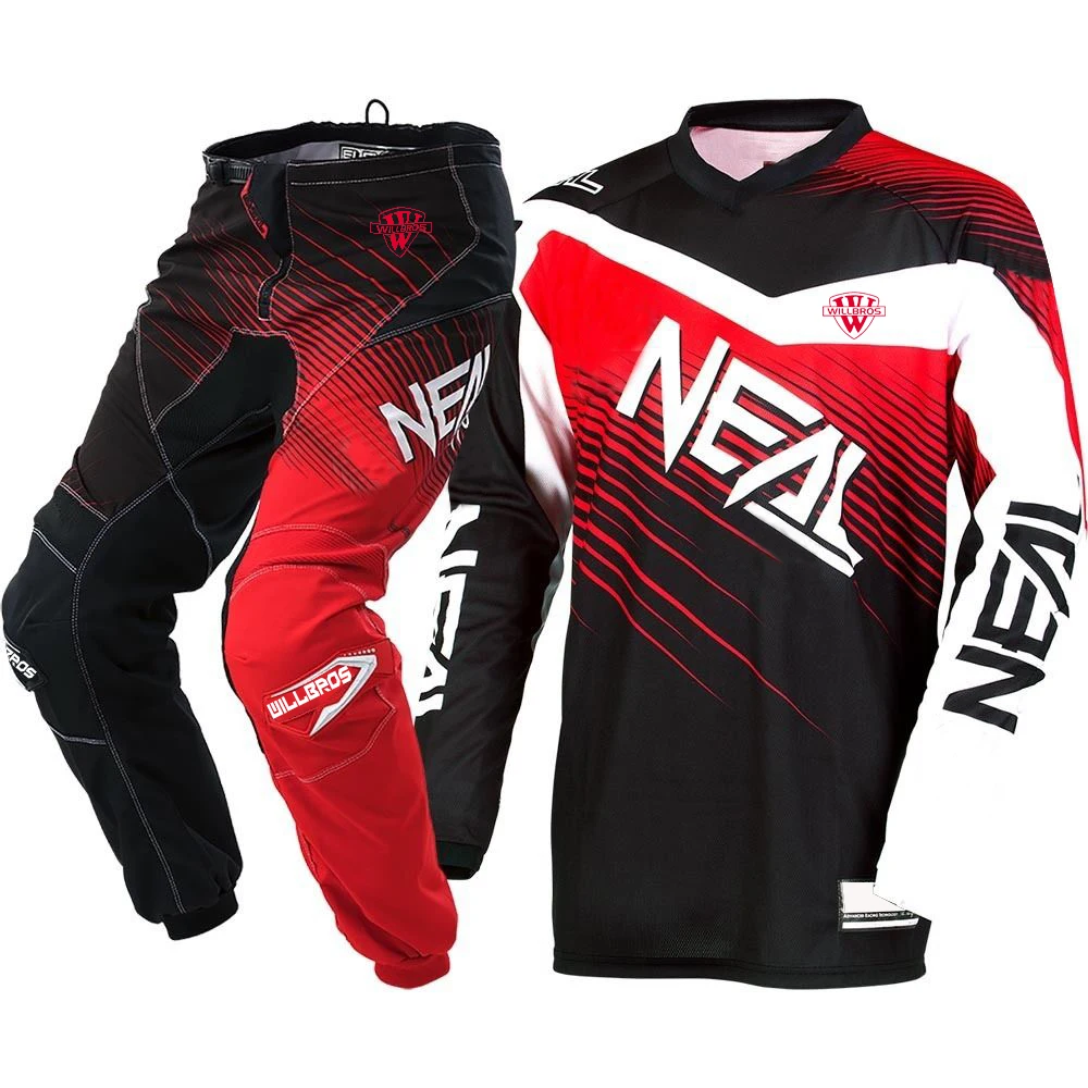 

NEW 2019 MX Element Black Red Jersey Pants Cheap Adult Motorcycle Gear Set