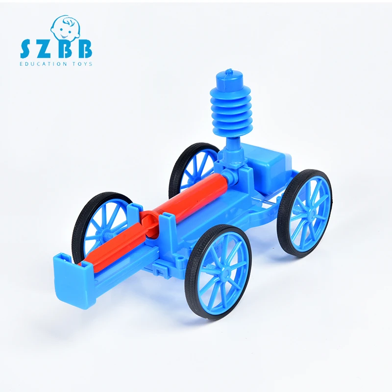 

SZ STEAM Diy Compressed Air Car Developing Intellectual STEM Toy Science Experiment Kit kids Lab Set Birthday Gift SZ3247
