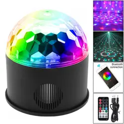 Bluetooth + динамик светодиодный LED Magic проектор шар сцены Поддержка беспроводной телефон подключение для украшения/Car Вечерние