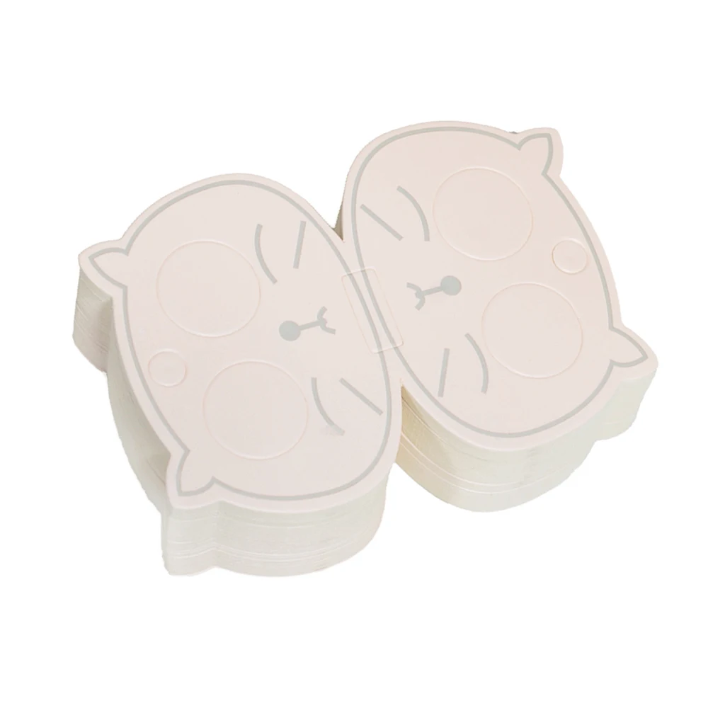 

50pcs Cat Hairpin Paper Cards Hair Clip Jewelry Cardstock Hair Display Cards