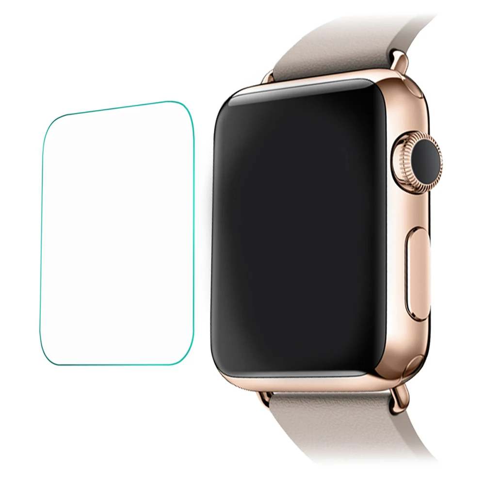 Высококачественная 3D Защитная пленка для Apple Watch 38 мм 9H полное покрытие из закаленного стекла для iWatch серии 4 2 1