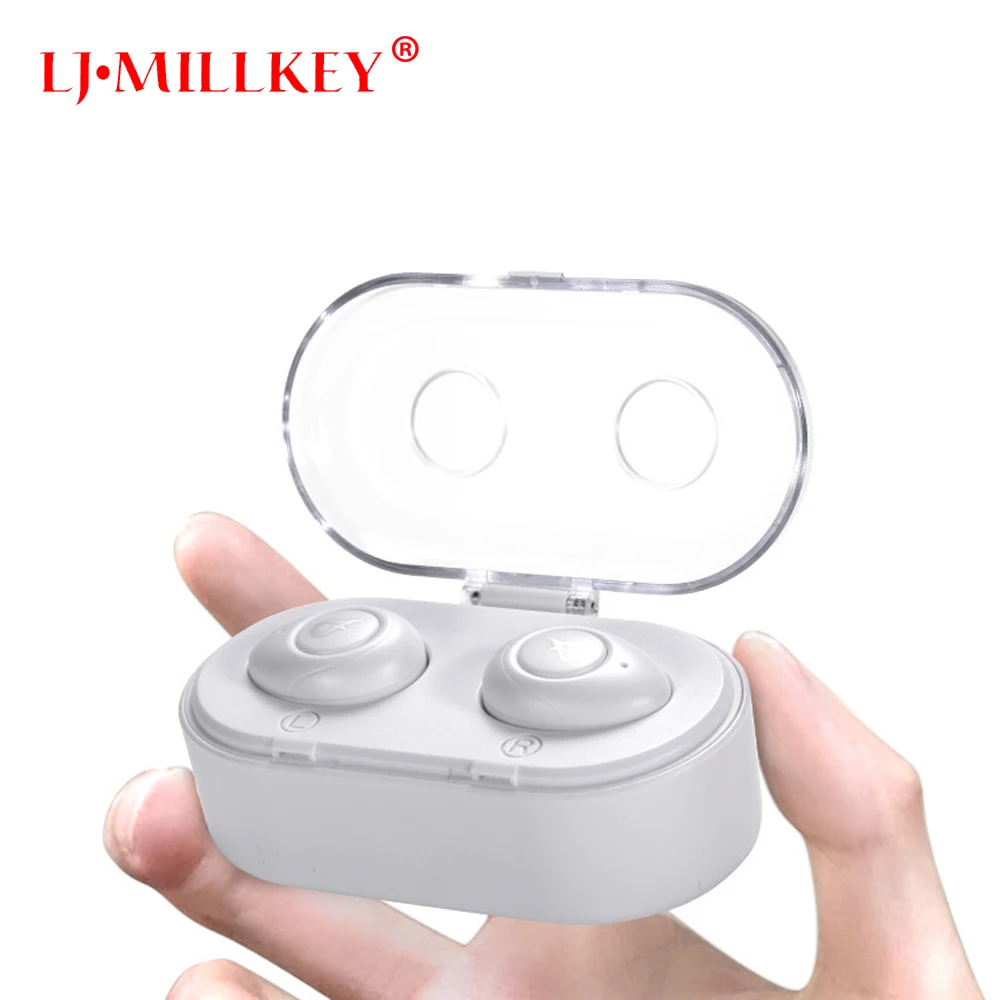 

TWS business Bluetooth earphones wireless 3D stereo headphones headset and power bank with microphone handsfree calls YZ234