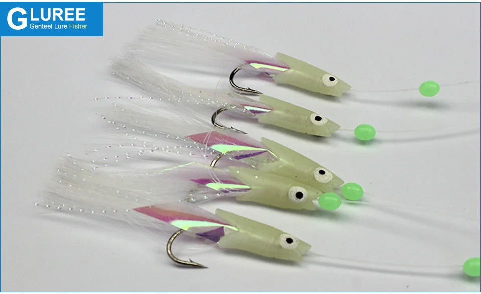 GLUREE-5PCSLot-10#-1#-2#-3#-4#-Luminous-Fish-Head-String-Hook-Soft-Fishing-Hooks-Rigs-Fake-Lure-Hook-Sea-Fishing-Tackle_06