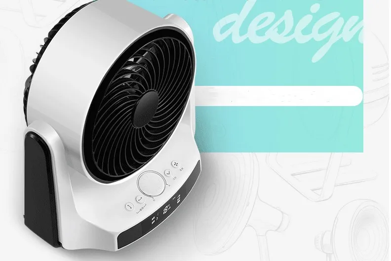 Air Circulation Fan Household Electric Fan Desktop Small Dormitory Mute Remote Controlled Turbine Convection Fan