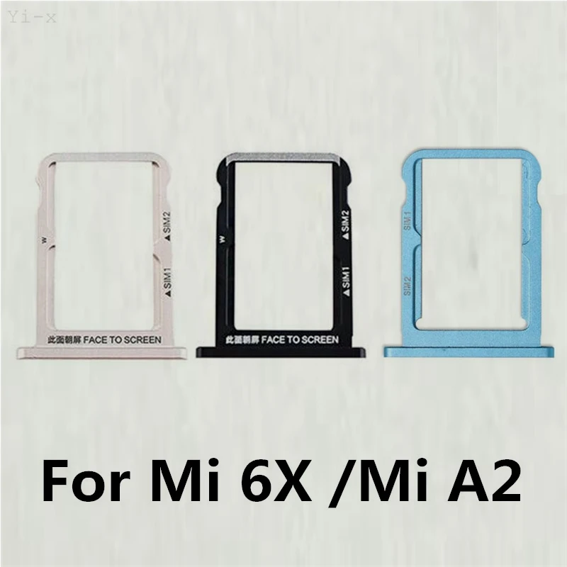 50 шт./лот лоток со слотом для сим-карты держатель Xiaomi 6X/Mi A2 | Мобильные телефоны и