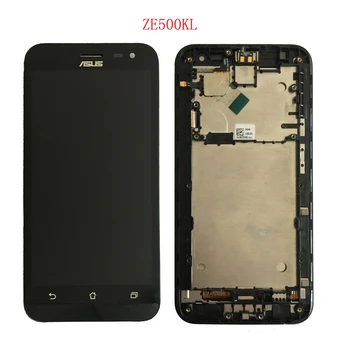 

100% Test Original For ASUS Zenfone 2 Laser ZE550KL ZE500KL Z00LD Lcd Display with Touch Digitizer Assembly With frame 1 piece