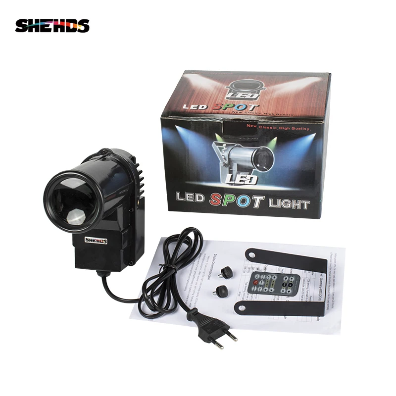 

SHEHDS Mini 10W Pinspot Light Wireless Remote Control RGBW 4in1 Spotlight Disco Party Wedding Event Birthday
