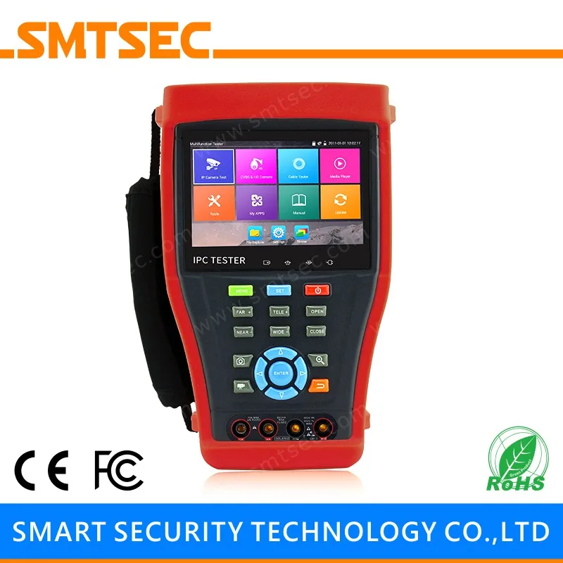4.3&quot Touch LCD Monitor 4K H.265 IP Network Analog CCTV Camera Tester AHD CVI TVI Onvif Multi-function Pro | Безопасность и