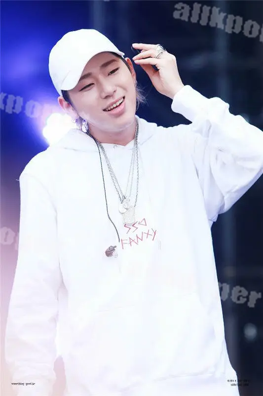 KPOP Block B ZICO Same Style Cap Hoodie Sweatershirt Unisex