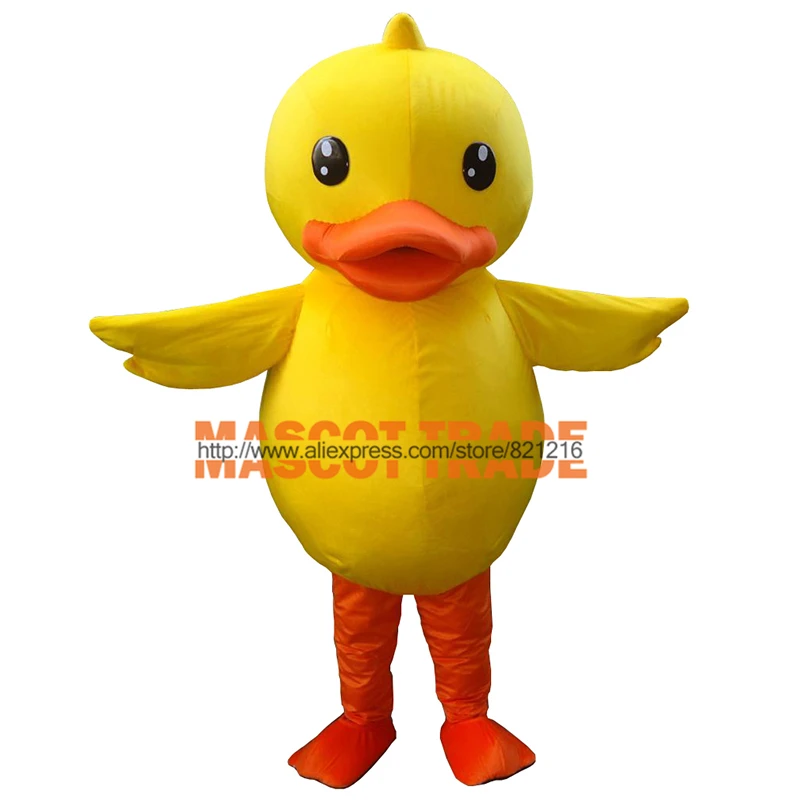 

High Quality The Yellow Duck Mascot Costume Adult Character Sales Duck Mascot Costumes Free Shipping
