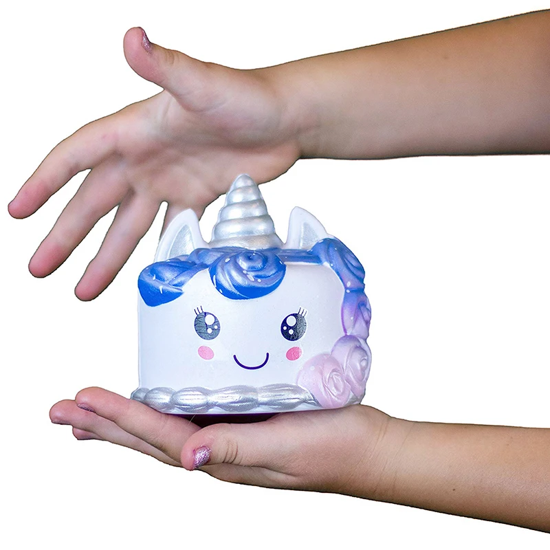 Jumbo Galaxy Единорог торт мягкий искусственный душистый мягкие для сжатия Эластичные Игрушки замедлить рост веселый подарок игрушка для детей
