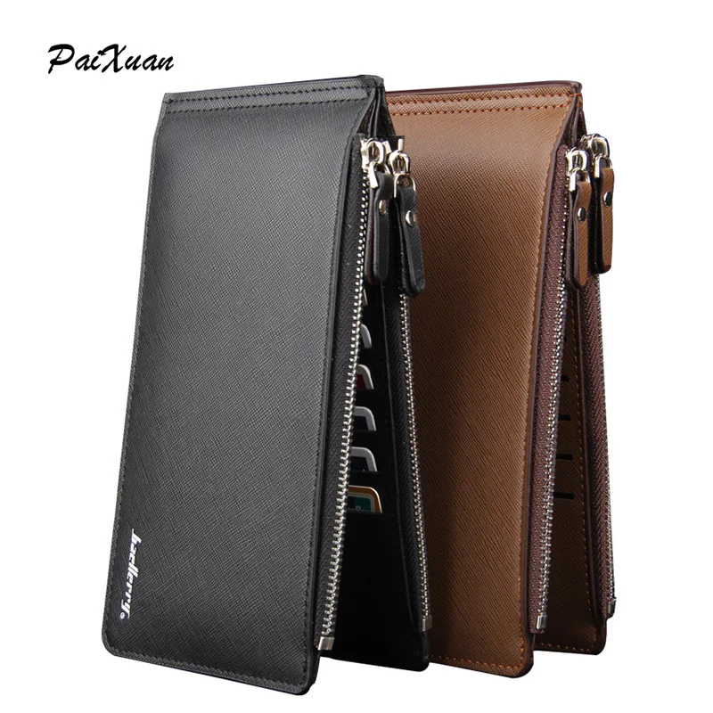 new luxury 2015 wallet men wallets famous brand male card hold phone pocket leather pu bags men's wallet purse carteira cuzdan