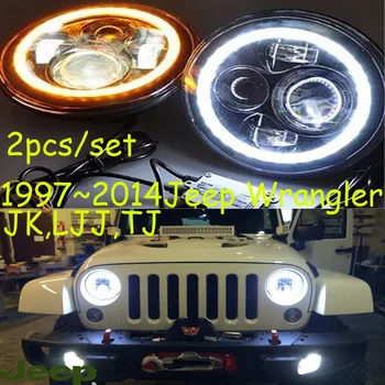 

1997~2014,Car Styling for Wrangler Headlights,JK,LJJ,TJ,LED,cherokee,comanche,commander,Liberty,tj,Wrangler head lamp