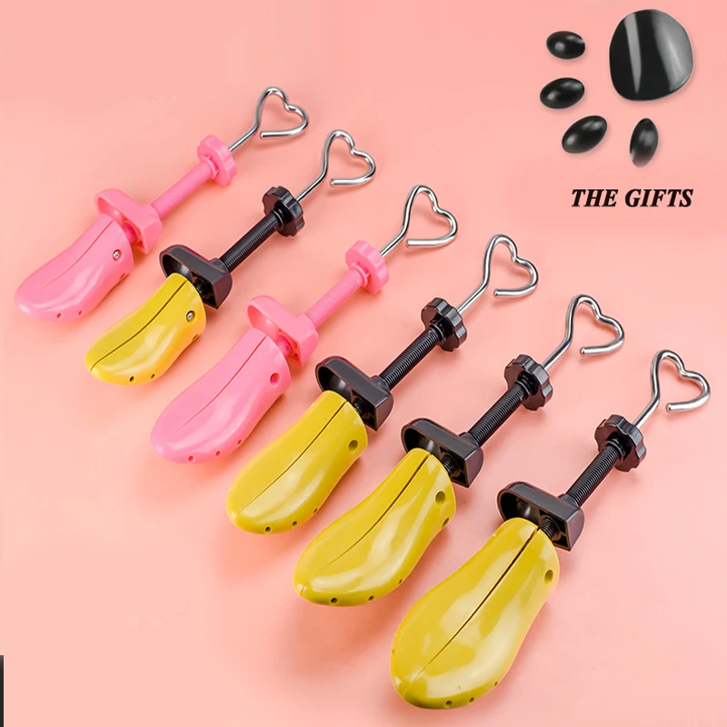 Pink&ampYellow heartshaped Expanding Shoes tree Shoe Support Device For Men And Women Tree High-grade Plastic Size 31-48 | Обувь