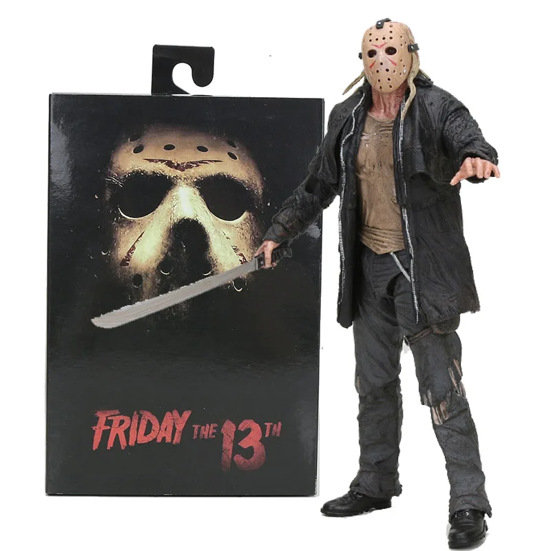 

NECA Deluxe Edition Friday the 13th Action Figure Ultimate Jason 2009 Remake Jason Voorhees Toy