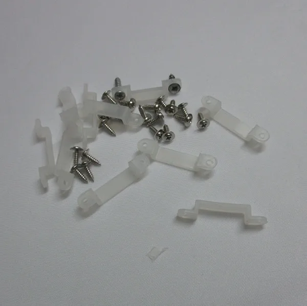 

50pcs 8mm Silicon Clip With 100pcs 2.3mm x 8mm x 6mm Screws Fixing 3528 LED Strip SMD RGB Single Color Light