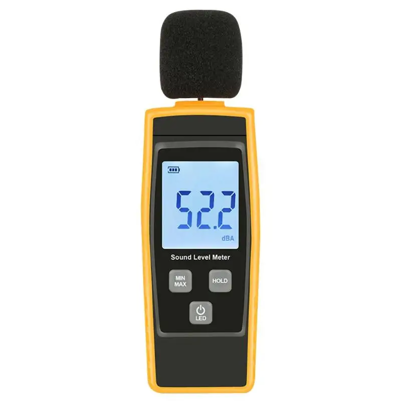 Mini Sound Level Meter Battery Digital Display Decibel Meter Digital Noise Meter LCD Environmental Noise Tester RZ1359