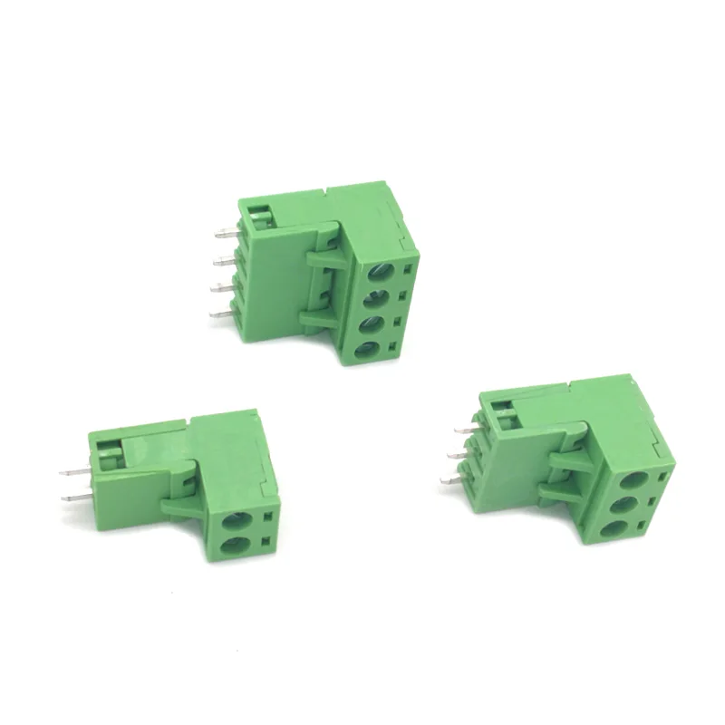 30/50 шт шаг 5 08 мм 2P 3P 4P винтовой разъем PCB Клеммная колодка 2EDGK 2EDGV открытый прямой