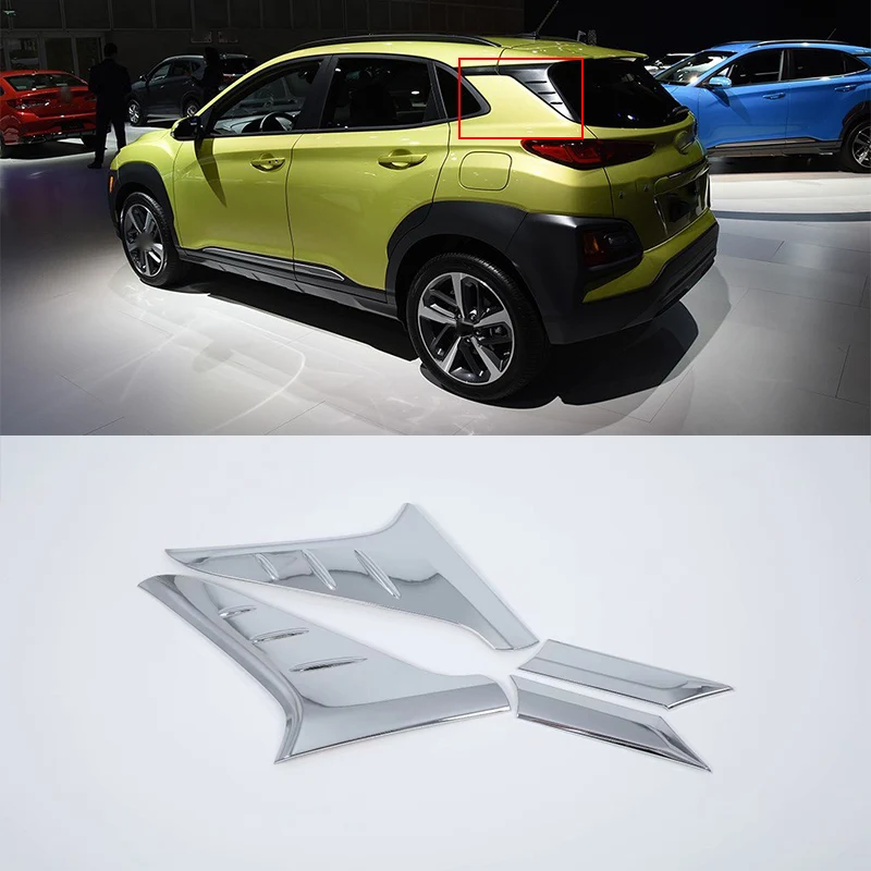 ABS Plastic Car body kits Side window Decoration Trim 2pcs For HYUNDAI ENCINO car accessories ABS Plastic Car body kits Side window Decoration Trim 2pcs For HYUNDAI ENCINO car accessories