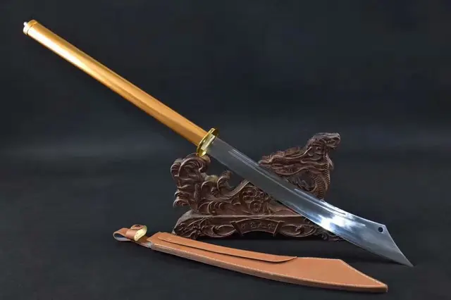 length handle broadsword sword katana high manganese steel blade broadsword size