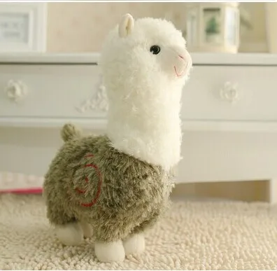 small cute plush sheep toy lovely green creative God beast doll alpaca toy gift about 35cm