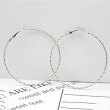 HOMOD модное женское золотое серебряное кольцо в форме Гипербола в форме спирали, металлическое кольцо с большими круглыми гладкими большими ушками