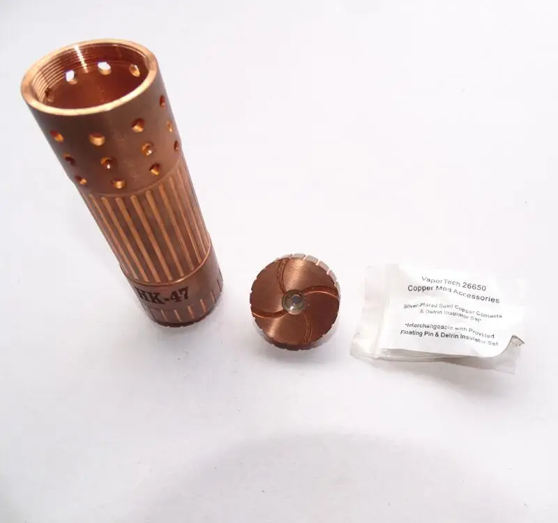 

pure copper 26650 mechanical mod HK47 mod