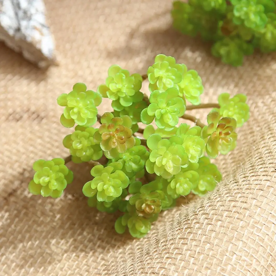 

Home Decoration Green Plants Artificial Fake Plant Succulents 18G