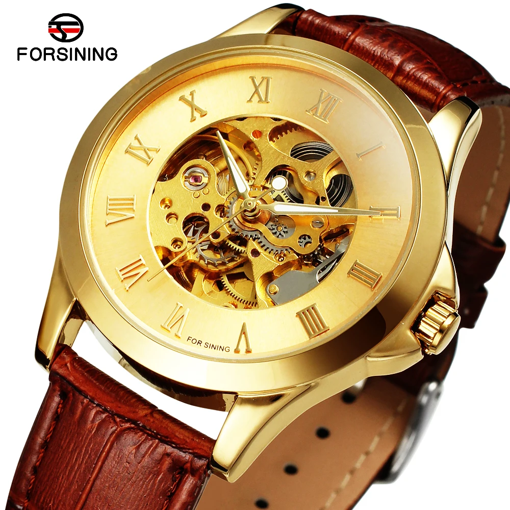 

Forsining Top Brand Watch Men Casual Automatic Watch Rome Dial Business Men Mechanical Watch Luxury Simple Clock Relojes Hombre