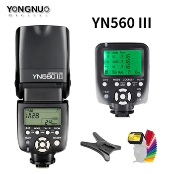 

YONGNUO YN560III YN560 III Wireless Flash Speedlite Speedlight + YN560TX Trigger For Canon Nikon Olympus Panasonic Pentax Camera