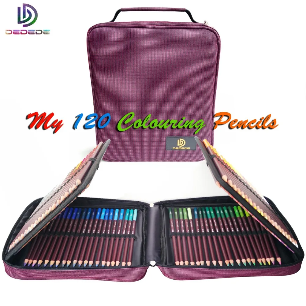 

Artist 120 Colored Pencils lapis de cor 120 Professional Soft Core lapices de colores Set for Christmas Gift Art Supplies