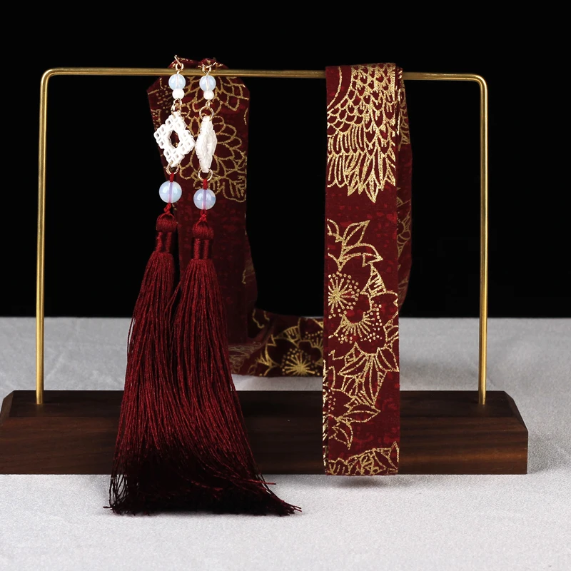 Древний костюм ласточкин хвост hanfu головной убор античные украшения, волосы и кисточки волос веревочная лента веревка привязанная лента для волос костюмы - Цвет: 1.8 m