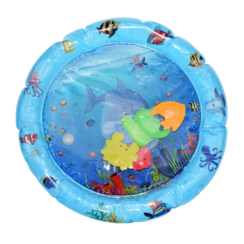 Безопасная акула надувной водный коврик заполненная подушка игрушки для детей сжимающая воздушная игрушка водная забава для летнего подарка
