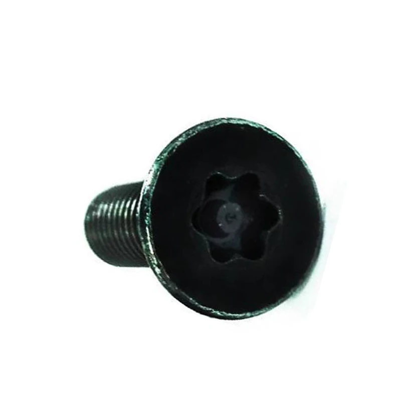 

100pcs SECURITY SCREWS M2 M2.5 M3 M4 Flat Head Black Torx Screws with Point Tork Screws