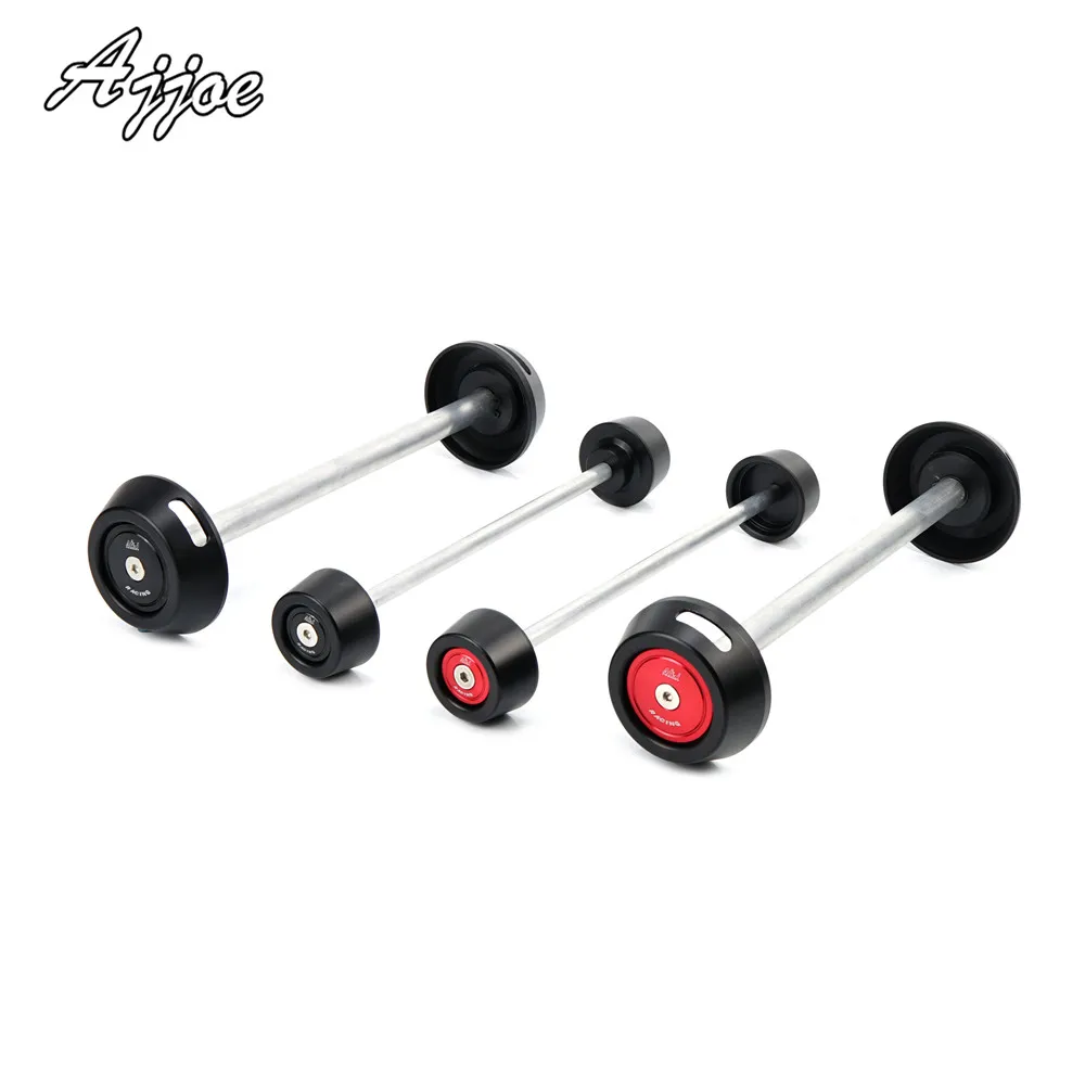 

For Ducati Monster1200 Diavel 1200 Motorbike Crash Pads Protector Front & Rear Fork Wheel Sliders