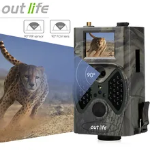 Outlife HC300M 12MP 1080P 940nm Ночное видение камера для слежения на охоте фотоловушка с антенной 2G Ловушка игры Камера дикой природы на открытом воздухе Hunter Cam
