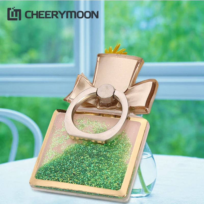CHEERYMOON Perfume Bottle Luxury Phone Finger Ring Holder Stand Mobile Phone For iPhone 7 Samsung S8 Plus Smartphone Bracket CHEERYMOON Perfume Bottle Luxury Phone Finger Ring Holder Stand Mobile Phone For iPhone 7 Samsung S8 Plus Smartphone Bracket