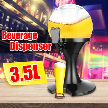 

3.5L Beer Container Pourer Bar Ice Core Beer Beverage Dispenser Machine Container Pourer Bar Tool Beer Tower