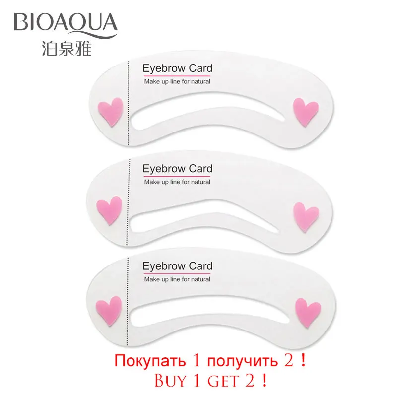 

BIOAQUA Fashion Eyebrow Makeup Thrush Auxiliary Tool Varied Of Eyebrow Shape Mould Eyebrow Tools Eyebrow Card Beauty Set
