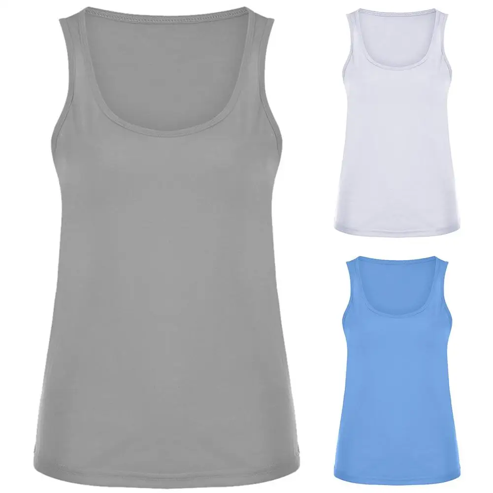 

2019 Low-Cut Tank Tops Women Large U-neck Bottoming Cotton Basic Tanks Sexy Nightclubs Clothing Plus Size Tanks Black White Gray