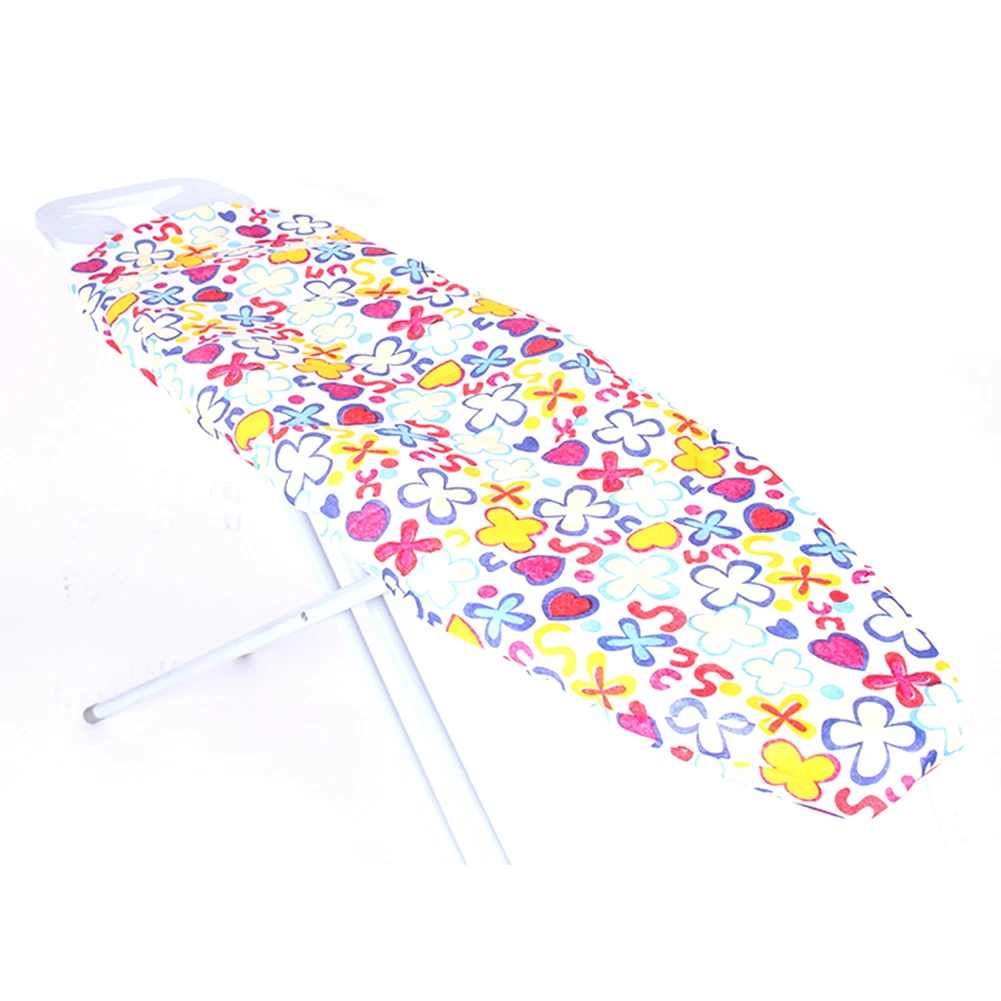 

Practical Lightweight Ironing Board Cover Heat Resistant Exquisite Elastic Edge Thick Replacement Durable Floral Print Reusable