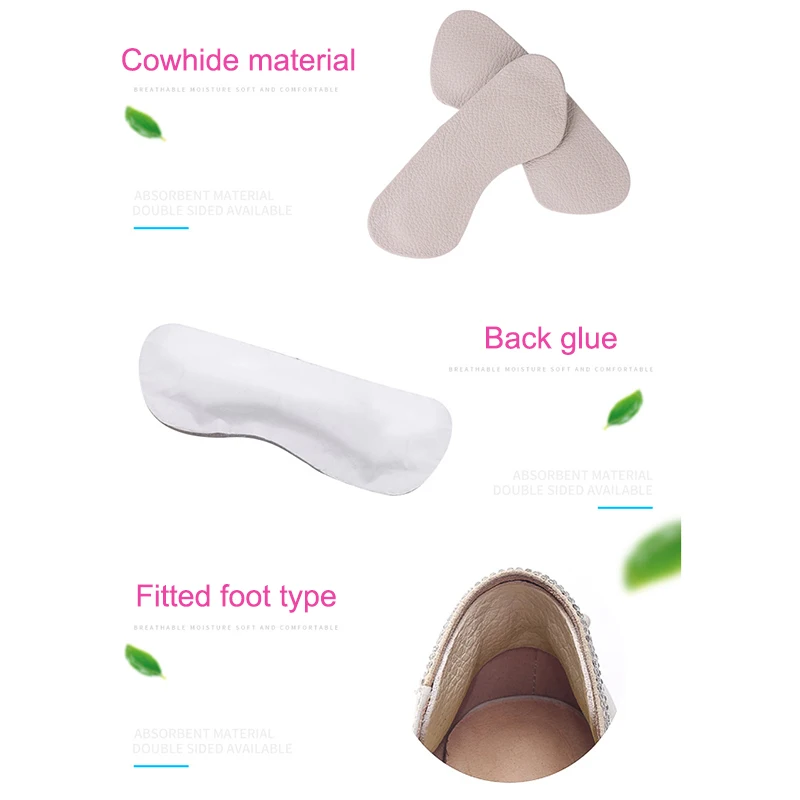 

5pair Back Heel Pads for High Heel Shoes Grip Adhesive Liner Foot Care Cushion Insert Pads Insoles MSJ99
