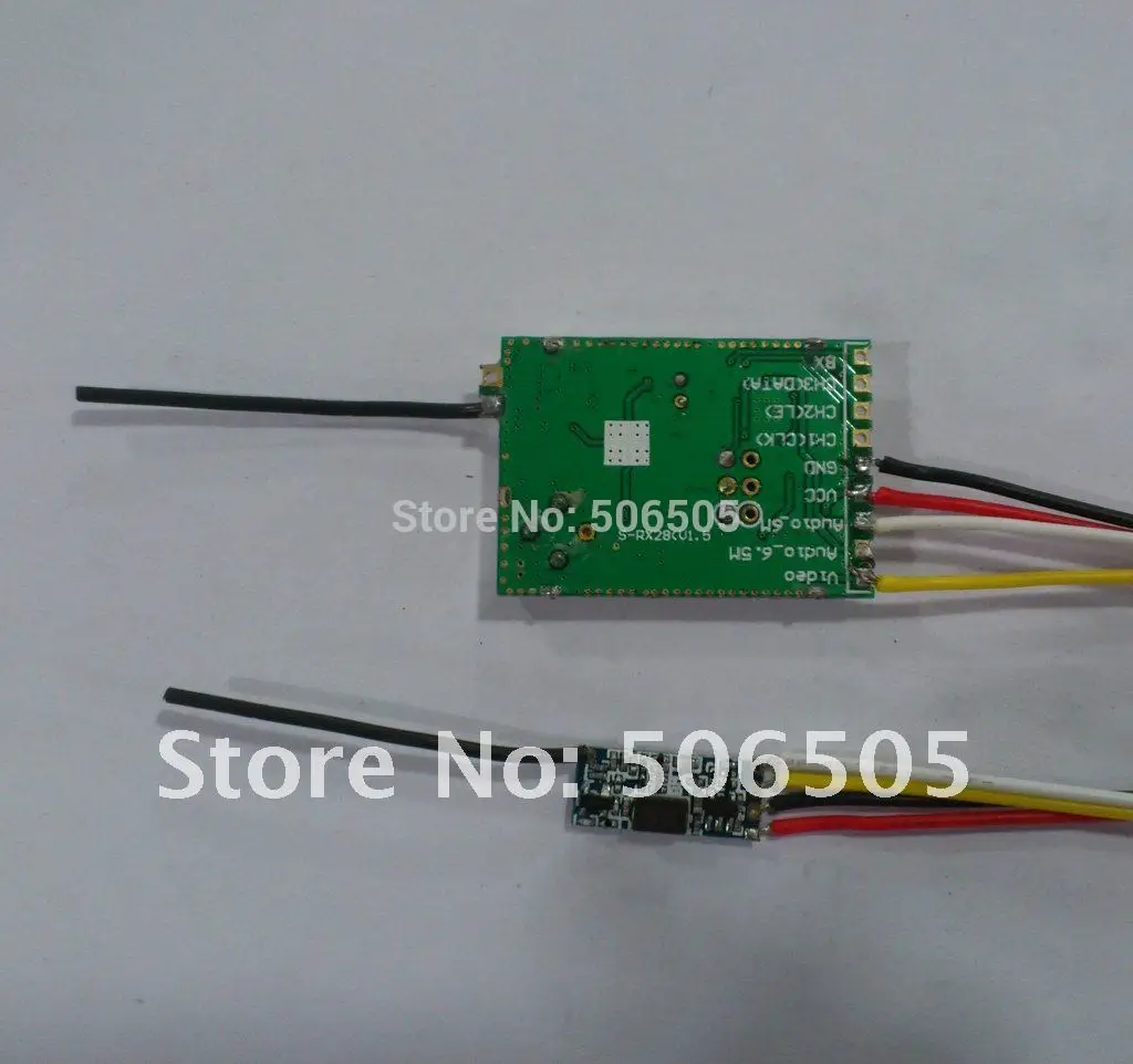 100mw 2.4Ghz audio and video wireless transmitter with receiver mudole