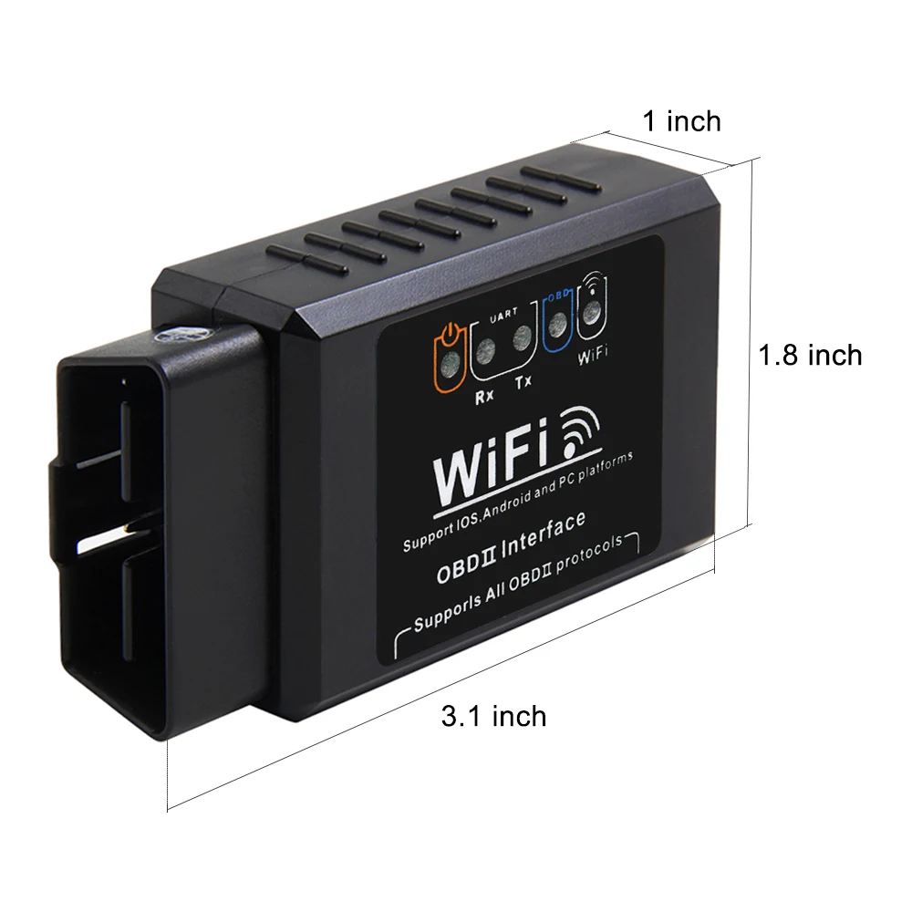 OBD2 сканер ELM327 Wifi Автоматическая Диагностика OBDII считыватель кодов elm 327 V1.5 Диагностический адаптер odb2 дешевые продукты без PIC18F25K80