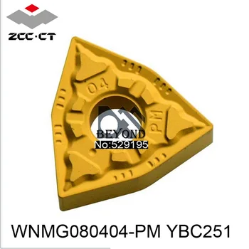 

ZCC WNMG080404-PM YBC251 WNMG 080404 10pcs ZCC CT Original Lathe Tools Cutter Carbide Inserts Turning Tool CNC utensili tornio
