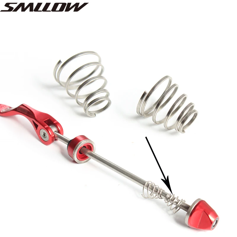 

4PCS Bike Bicycle 304 Stainless Steel Spring Cycling Hub Quick-Release Lever Spring Quick Release Shaft Spring Bicycle Parts